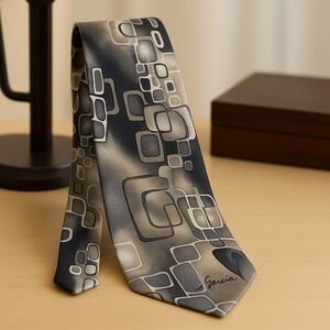 Jerry Garcia Mens Silk Tie Rocker Vintage 90s Art to Wear Y2K Dead Head Hippie